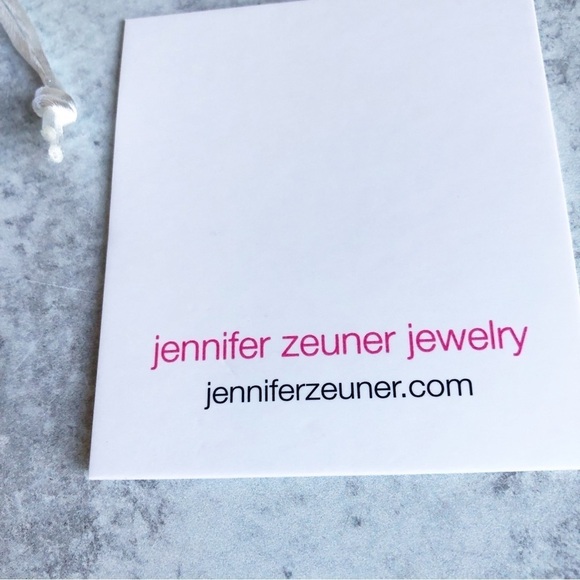 Jennifer Zeuner Necklace Flat Gold Herringbone Chain Revolve New - Picture 6 of 13